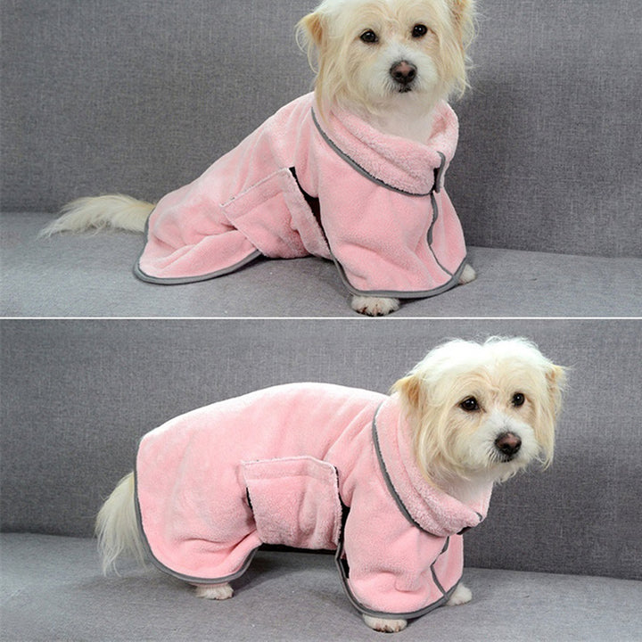 Quick-drying Pet Absorbent Dog Towel Bathrobe