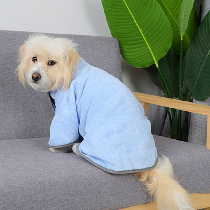 Quick-drying Pet Absorbent Dog Towel Bathrobe