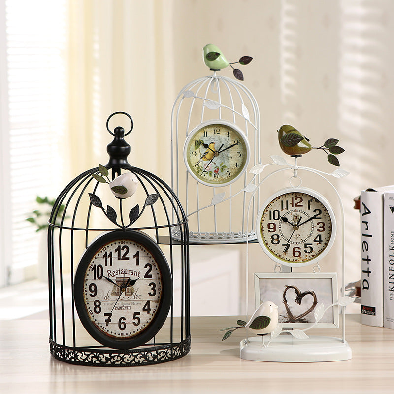 Home Decoration Bird Cage Clock – Unique essentials
