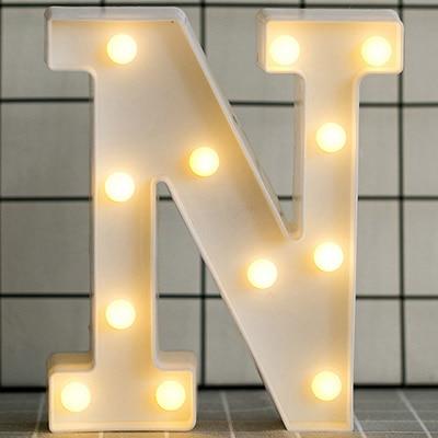 Home Improvement - Led Alphabet Night Light