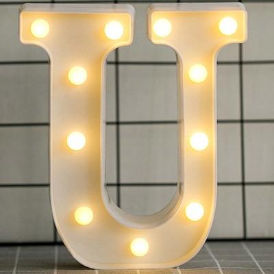 Home Improvement - Led Alphabet Night Light