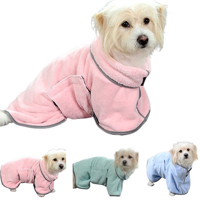 Quick-drying Pet Absorbent Dog Towel Bathrobe