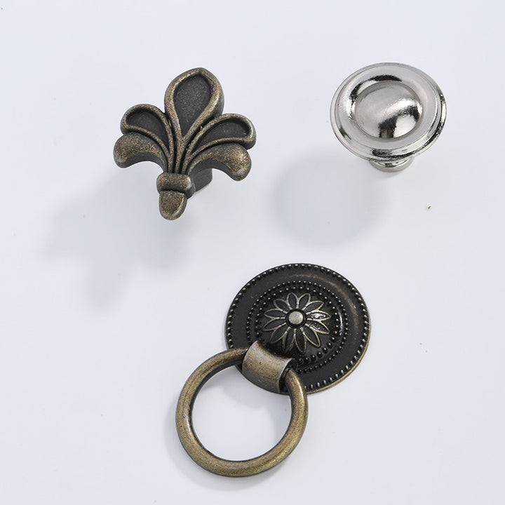 Home Improvement Single Hole Alloy Brushed Drawer Cabinet Handle