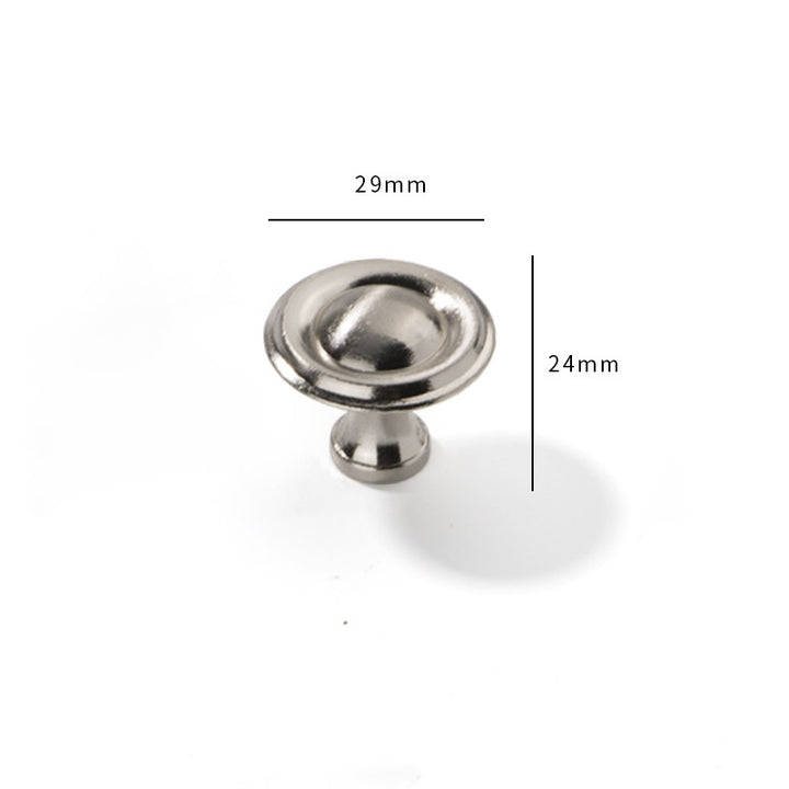 Home Improvement Single Hole Alloy Brushed Drawer Cabinet Handle