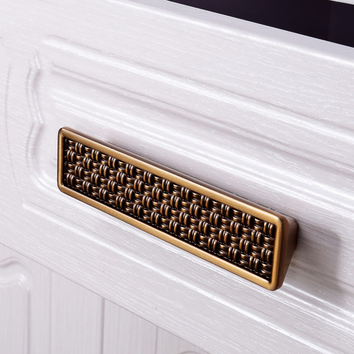 European Style Brass Drawer Wardrobe Handle Middle Cabinet