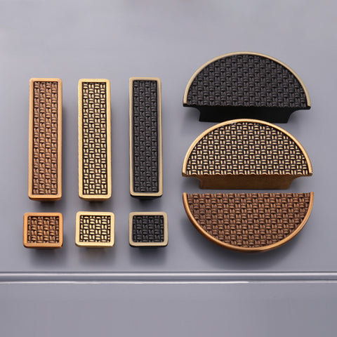 European Style Brass Drawer Wardrobe Handle Middle Cabinet