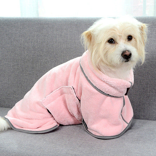 Quick-drying Pet Absorbent Dog Towel Bathrobe