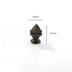 Home Improvement Single Hole Alloy Brushed Drawer Cabinet Handle