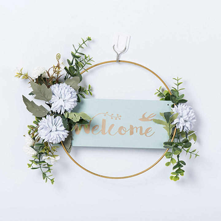 Welcome Sign Window Wall Decoration Garland