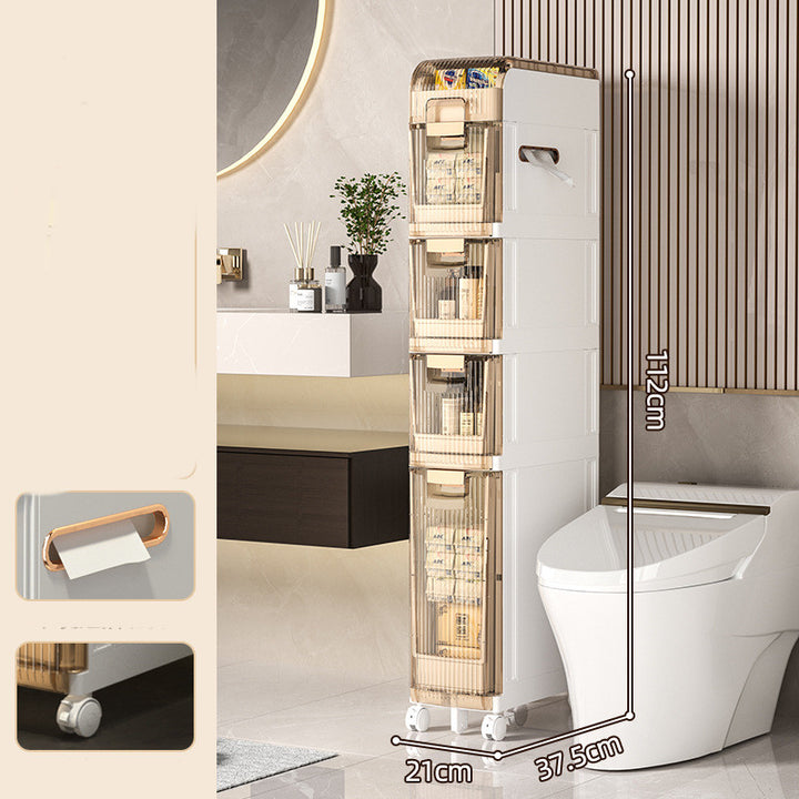 Bathroom Seam Storage Cabinet Drawer Type