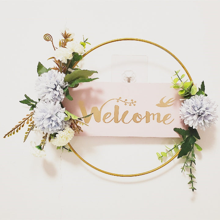 Welcome Sign Window Wall Decoration Garland